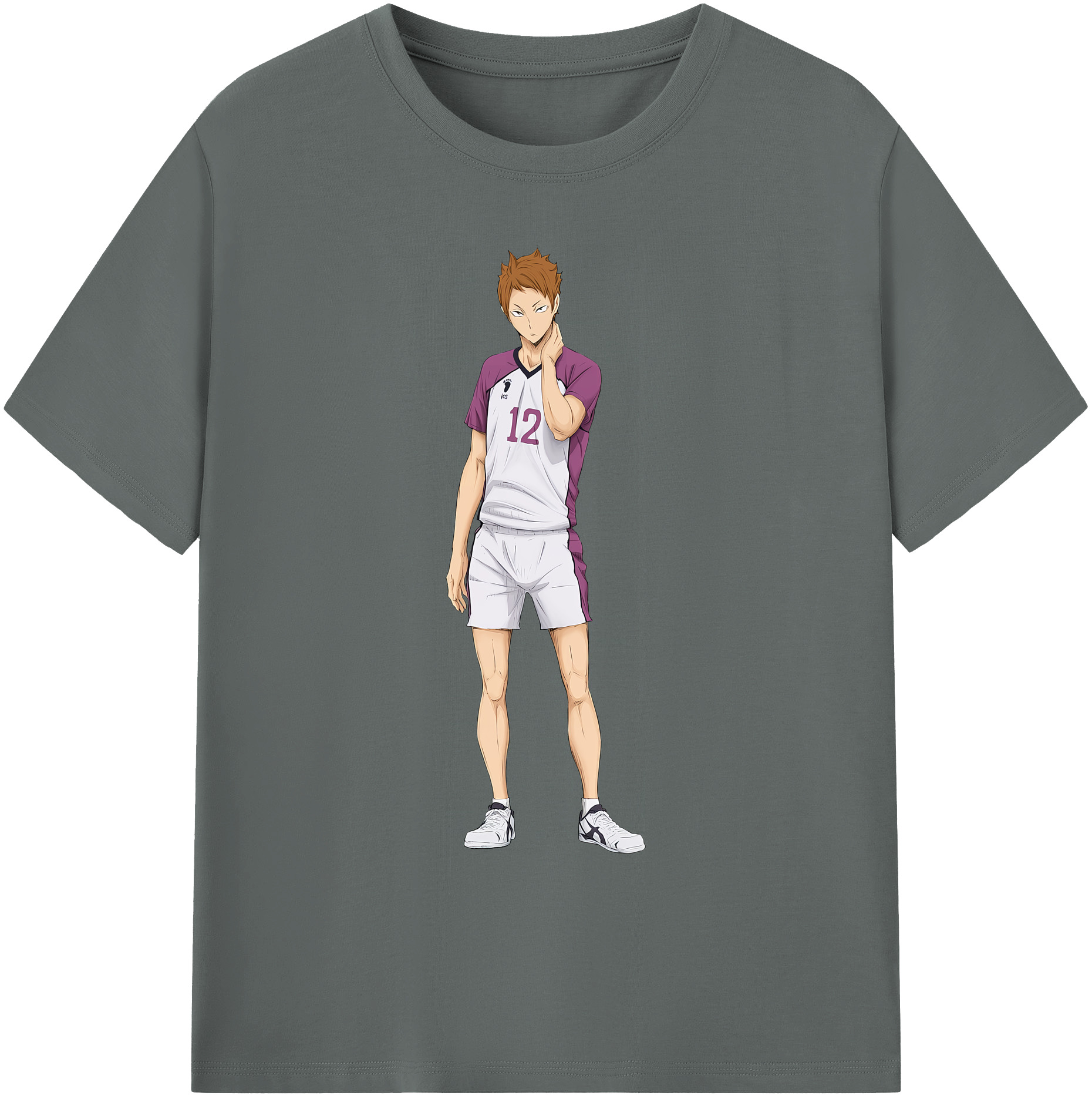 （画像用） ハイキュー!! Haikyu!! 綿100％ メンズ半袖Tシャツ｜肌触りやわらか＆通気性